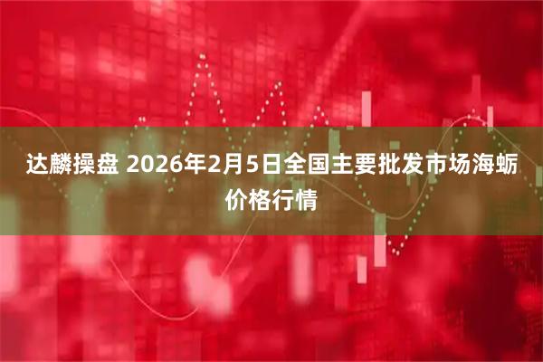 达麟操盘 2026年2月5日全国主要批发市场海蛎价格行情