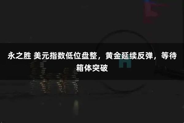 永之胜 美元指数低位盘整，黄金延续反弹，等待箱体突破